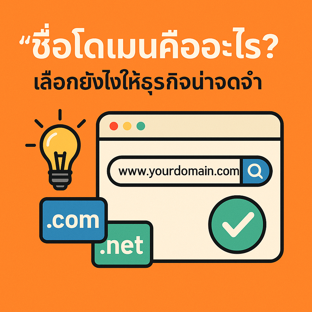 ชื่อโดเมนคืออะไร? ทำไมจึงสำคัญ